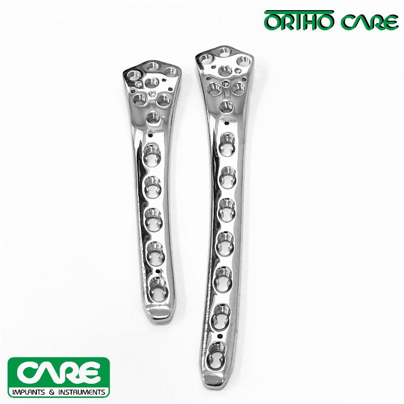 Пластина стегнова дистальна з кутовою стабільністю під гвинти Ø 4,5/5,0 мм - права